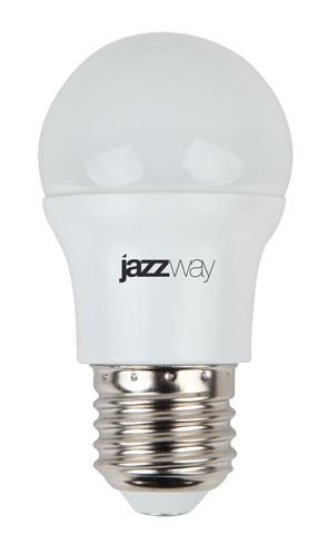 Лампа светодиодная PLED-SP 7Вт G45 шар 5000К холод. бел. E27 540лм 230В JazzWay 1027887-2