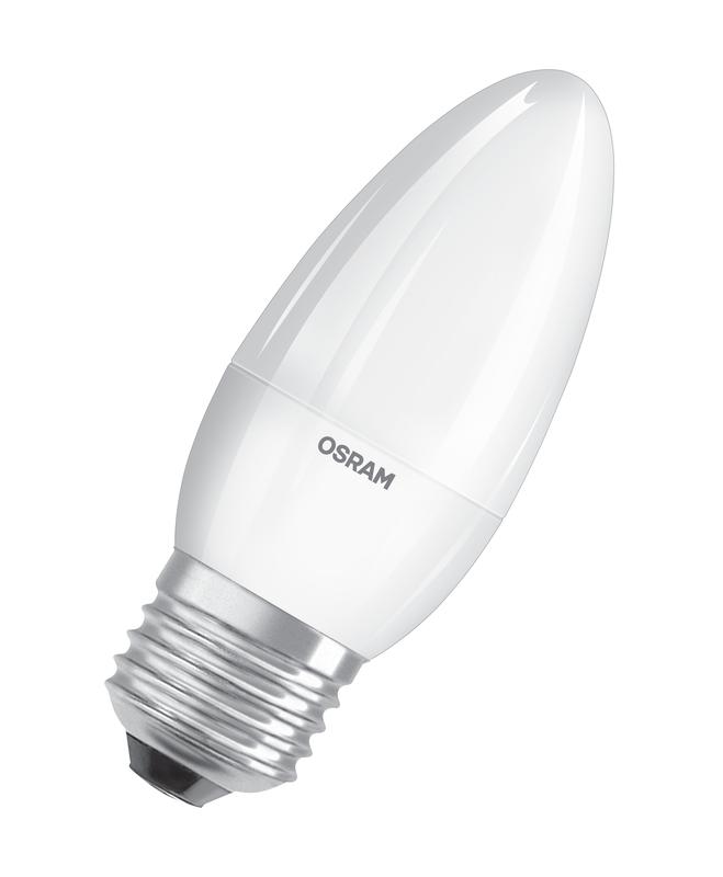 Лампа светодиодная LED Value LVCLB75 10SW/830 10Вт свеча матовая E27 230В 10х1 RU OSRAM 4058075579538