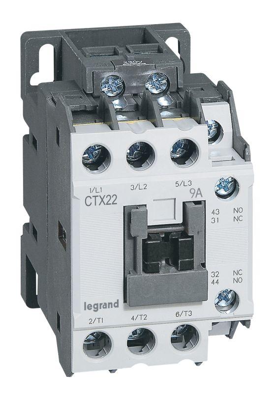 Контактор Legrand CTX-3 3P 9А 1НО 1HЗ ~380В 416088